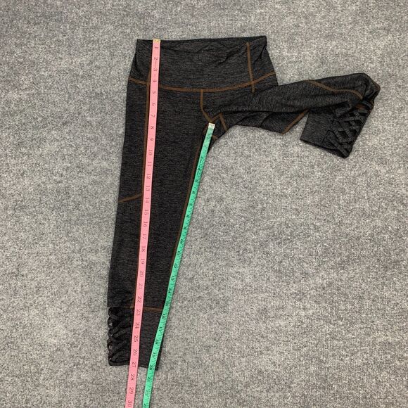 Athleta Mind of Matter Capri Womens XXS 2XS Cut Out Hem Leggings Stretch Pull On - Picture 6 of 12